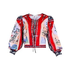 HUNTER BELL Katie Top in Coastal Village